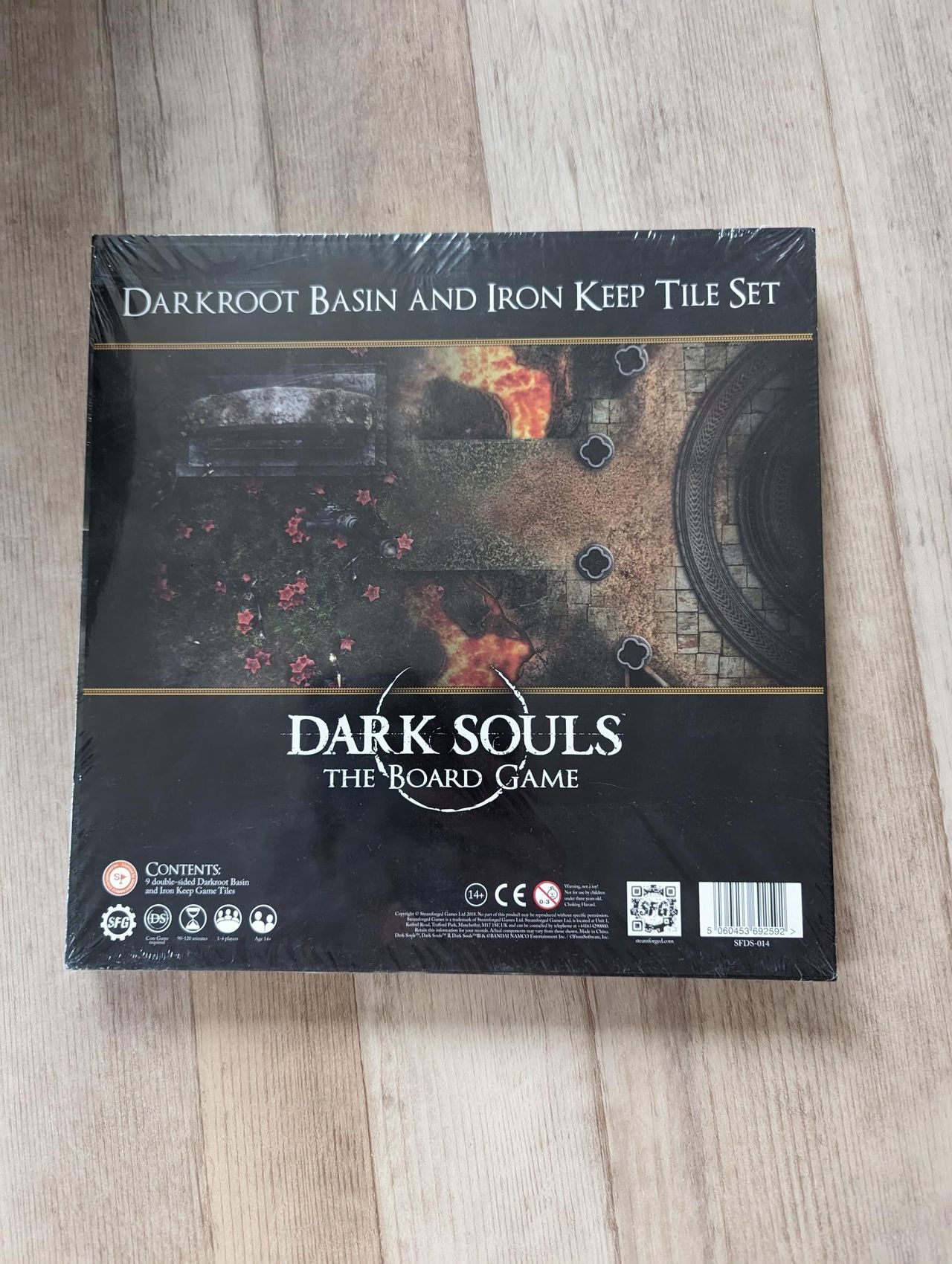 Dark souls the board game Darkroot basin and Iron keep tile set