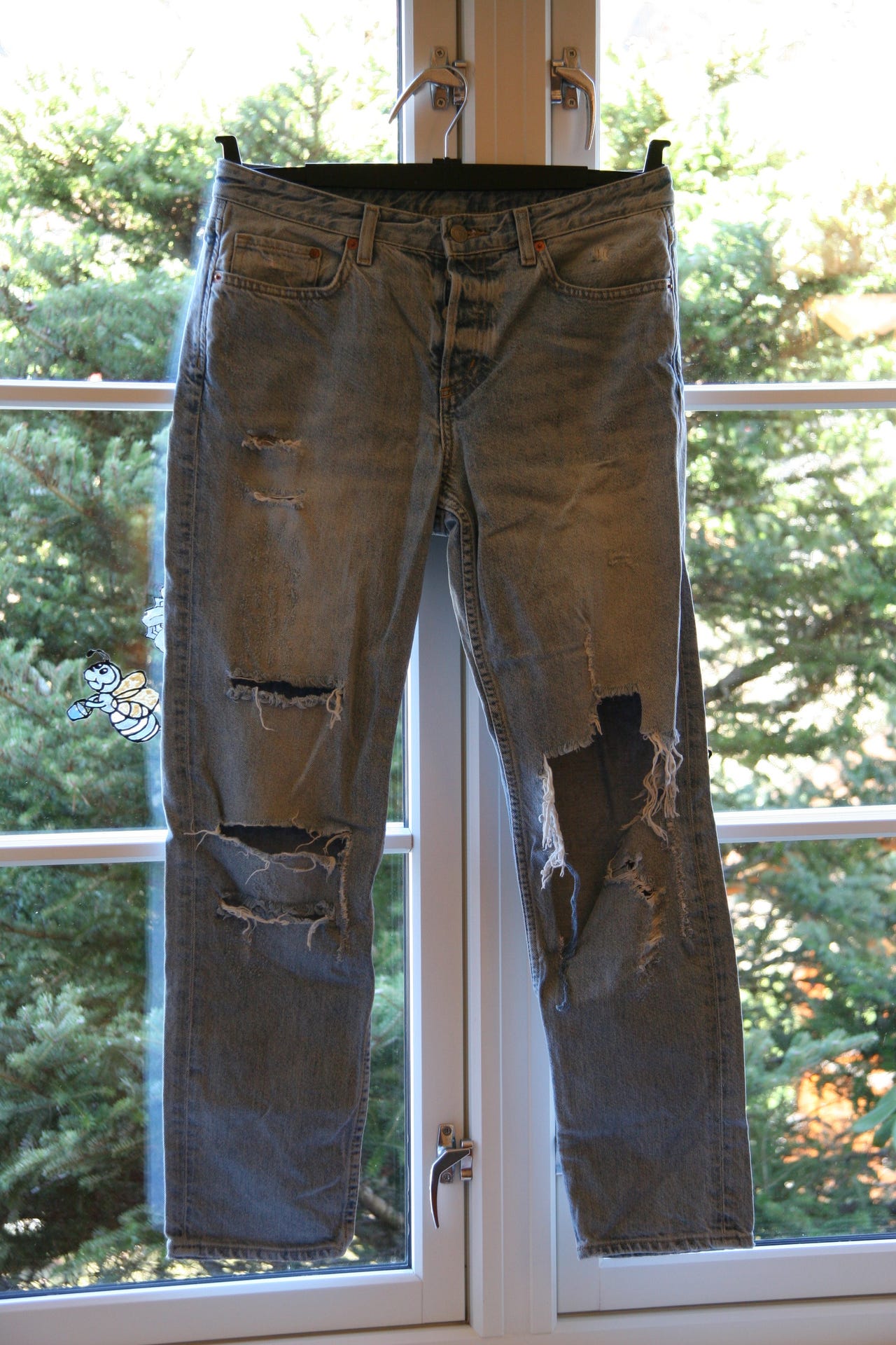 stilige-bl-boyfriend-jeans-olabukse-st-rrelse-28-cn-165-72a