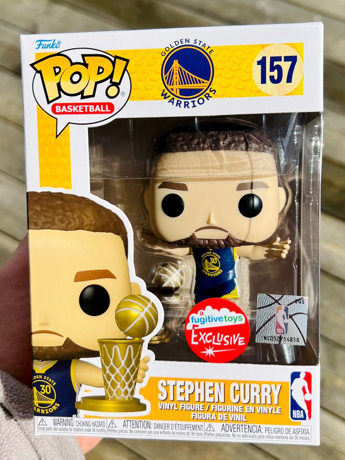 Buy Pop! Stephen Curry with Trophy at Funko.