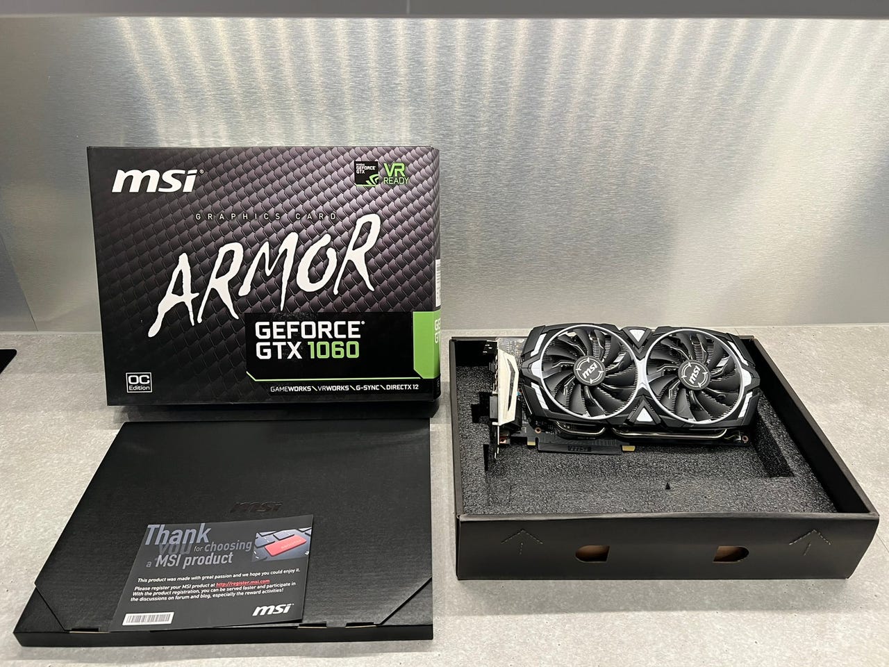 MSI Geforce GTX 1060 6GB Armor FINN Torget