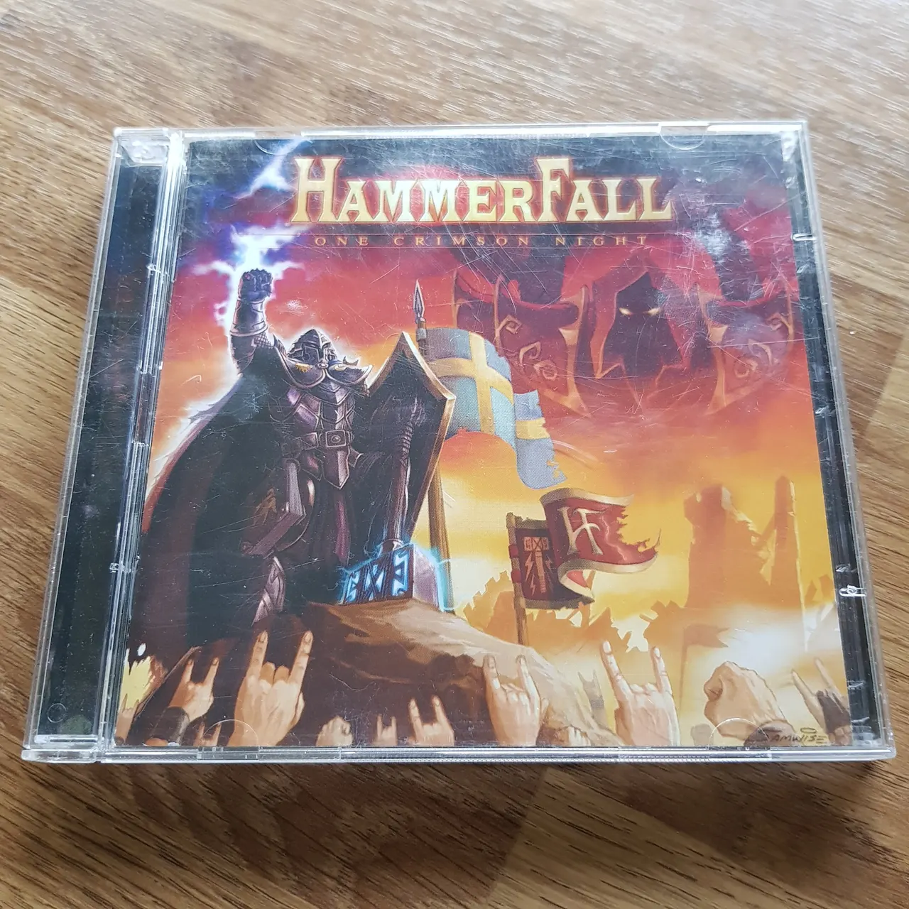 Hammerfall - One Crimson Night (live) CD, 2 discs, pent
