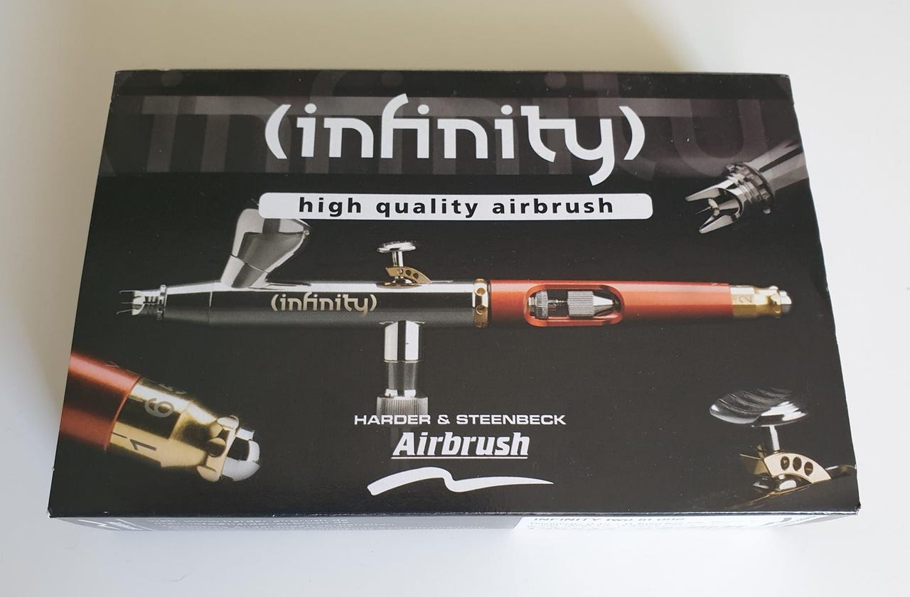 Infinity Airbrush(2in1) - Harder & Steenbeck - Ubrukt | FINN-torget
