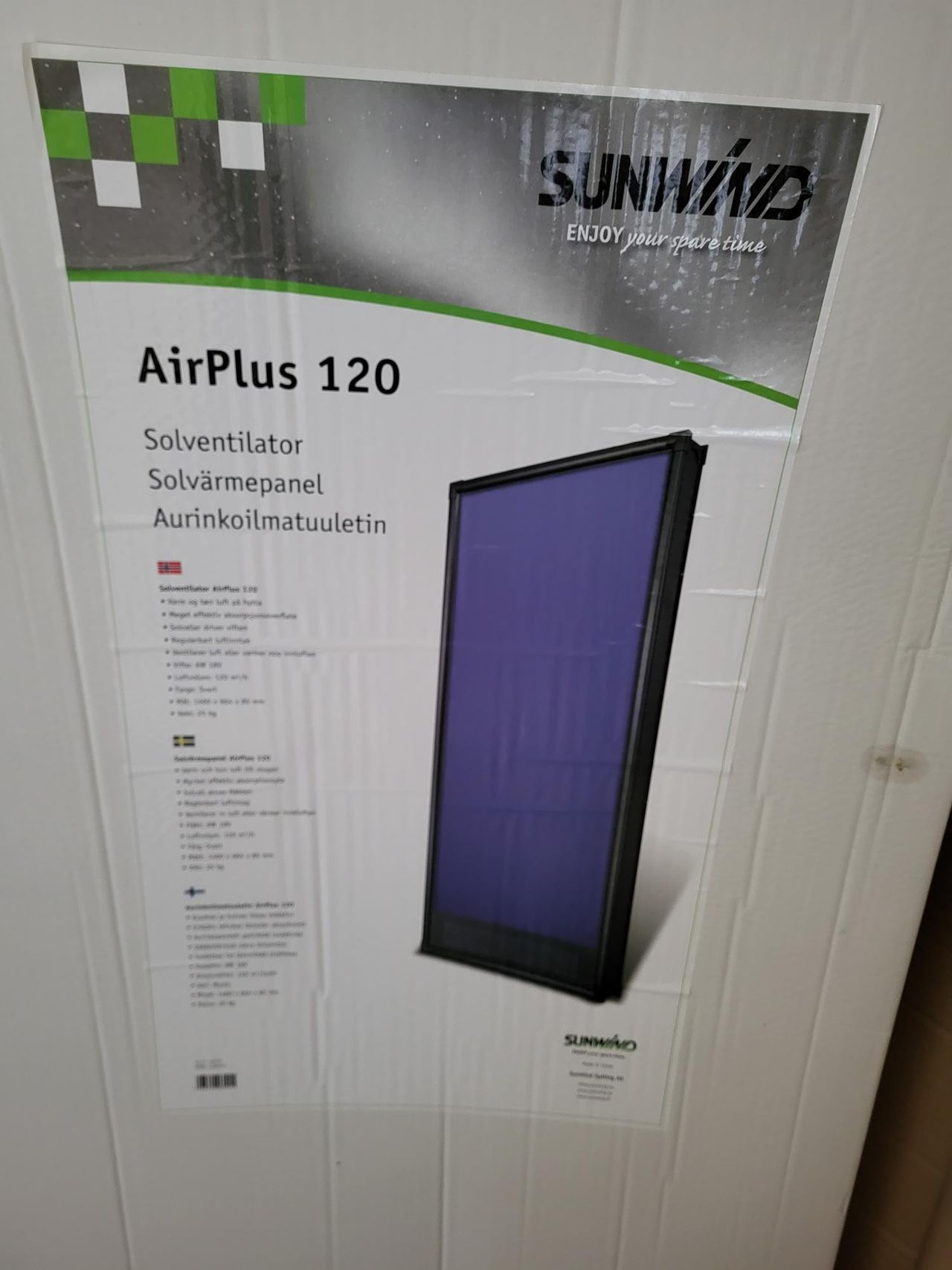 Sunwind Solventilator Airplus 120 | FINN torget