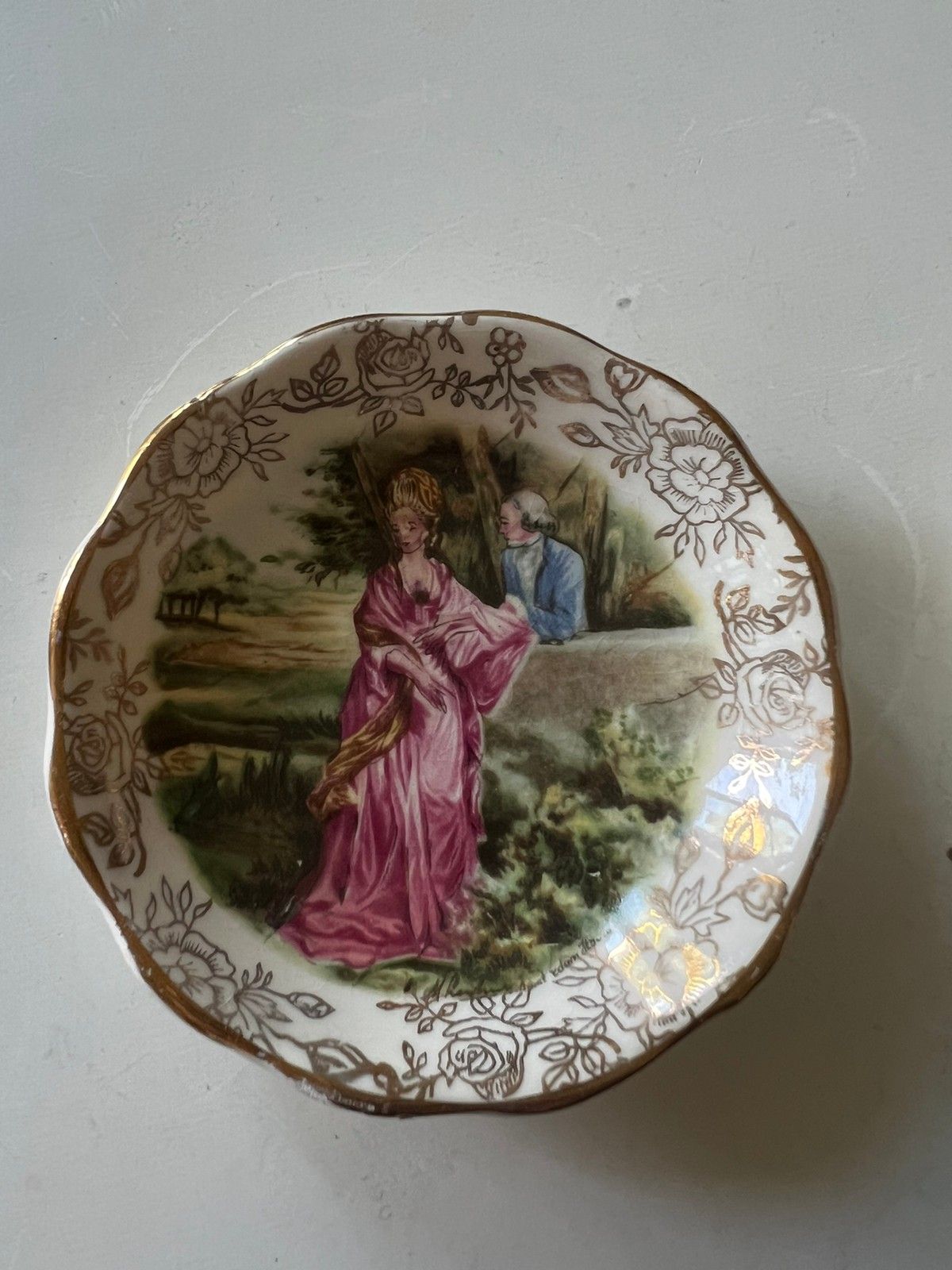 JAMES KENT LTD. LONGTON - MADE IN ENGLAND - 2 SMALL VINTAGE ROMANCE ...