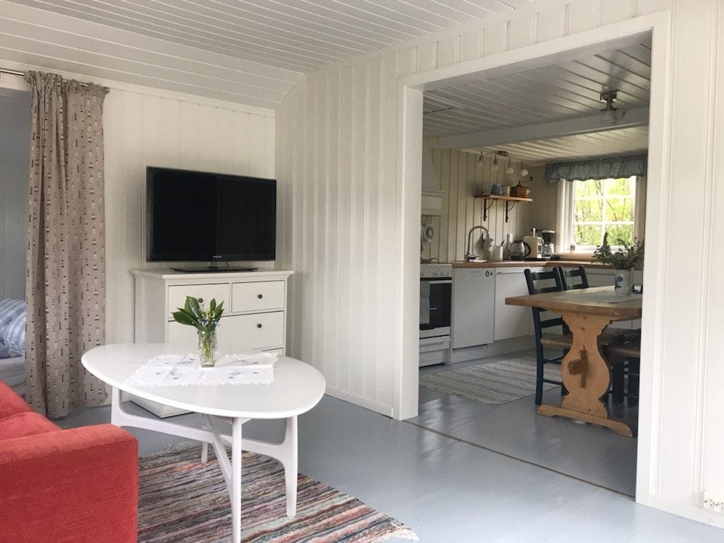 Stue med tv krok Galleribilde