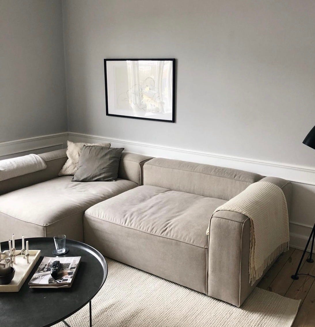 Decotique Grand 4seter sofa m sjeselong FINN