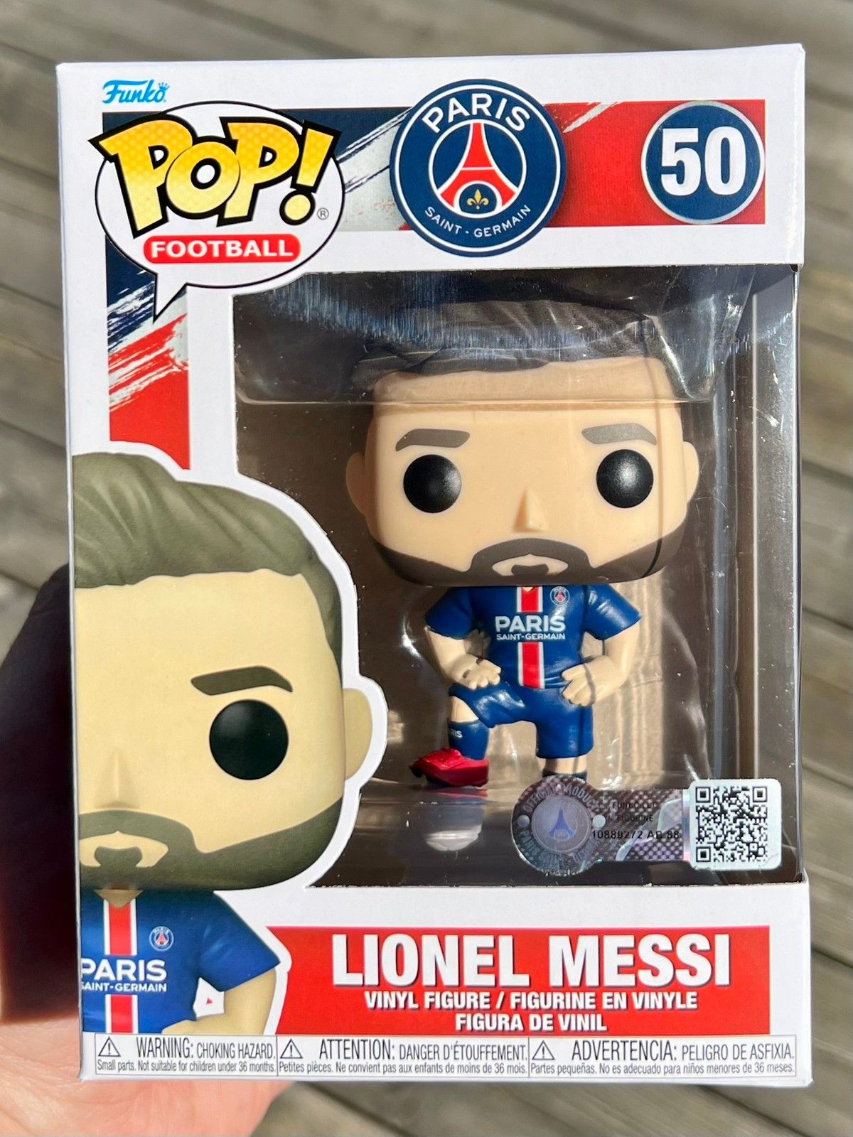 Pop! Football: Paris Saint-Germain Lionel Messi Vinyl Figure by Funko  Argentina