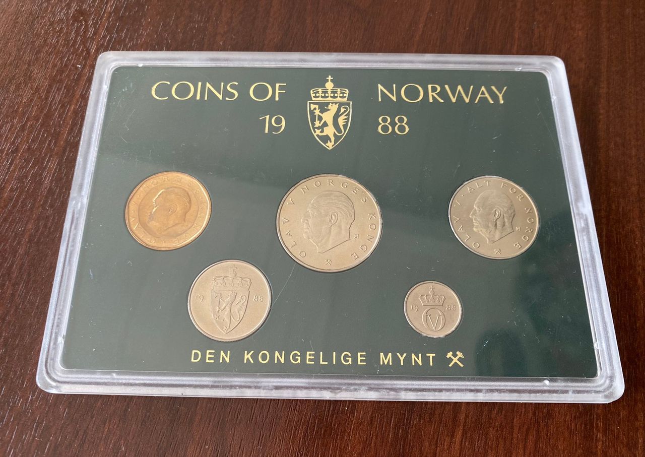 Coins of Norway 1988 - Den kongelige norske mynt | FINN torget