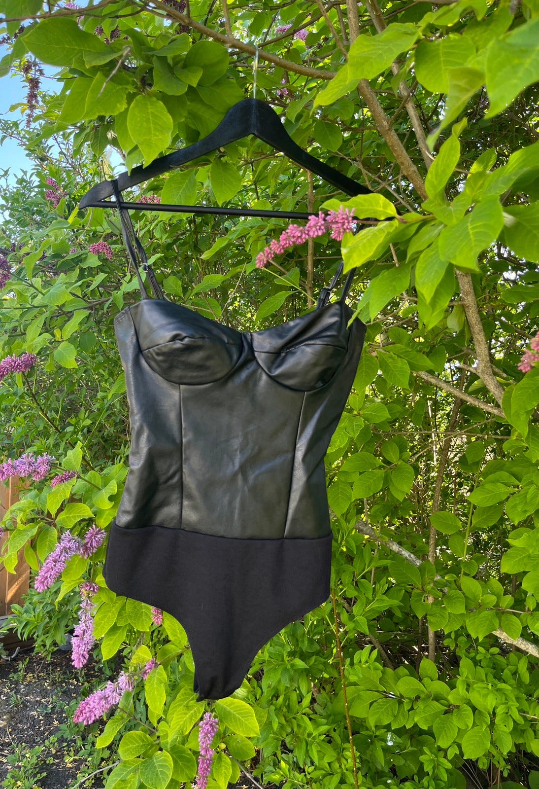 Kvinnor Bodysuit Mesh Vadderad Kopp Justerbara Remmar