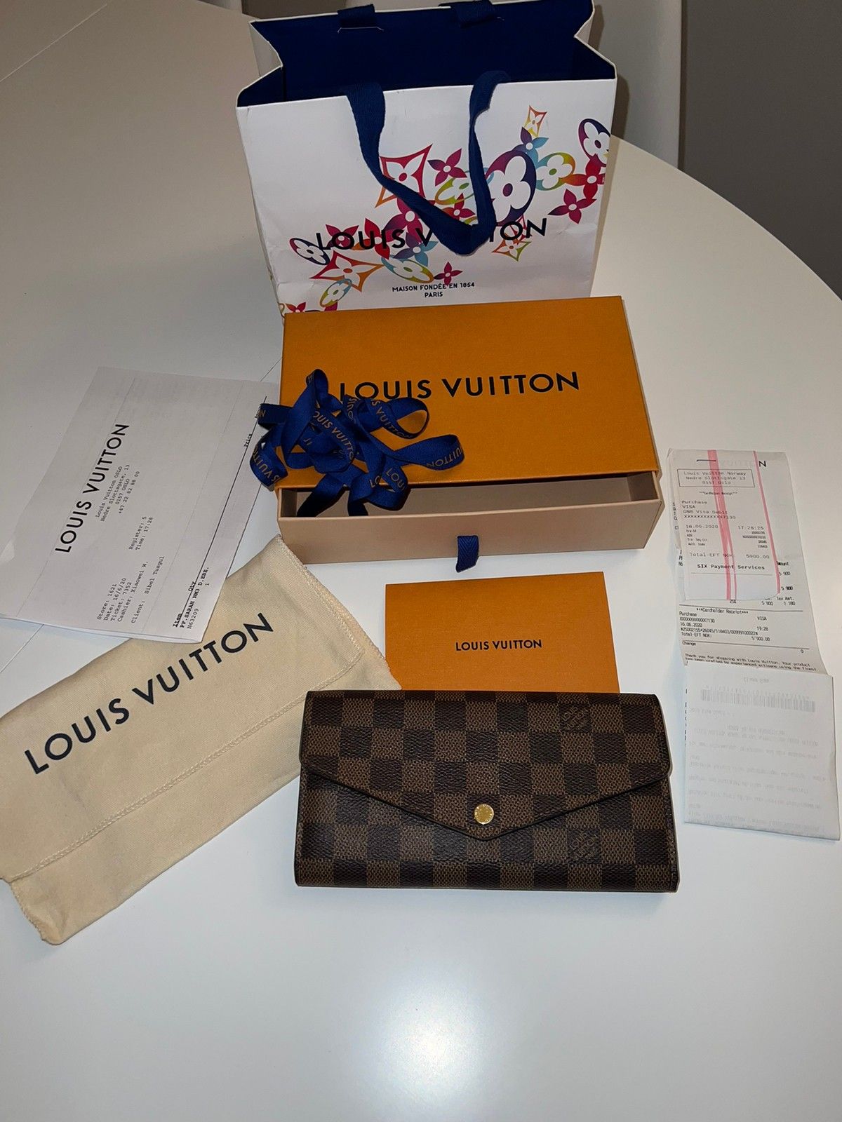 Louis Vuitton Adele Wallet in Monogram Piment Orange - SOLD