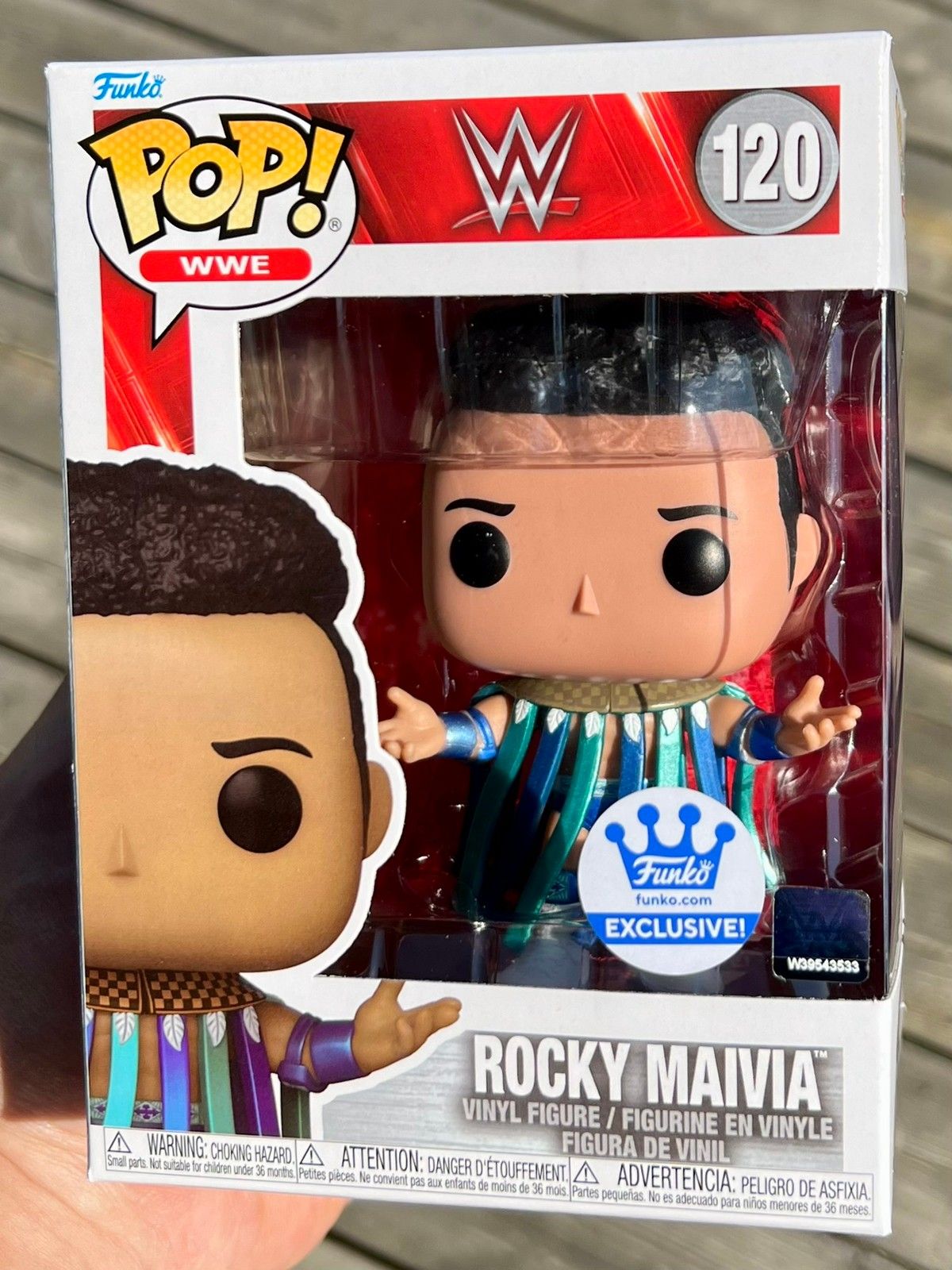 Funko Pop! Rocky Maivia (Metallic) | WWE (120) Excl. to Funko-Shop