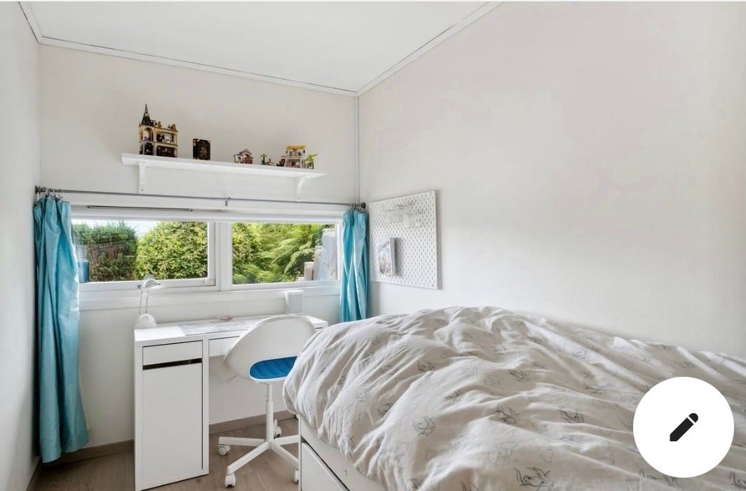 (Ledig) Soverom i første etasje - dobbelseng Galleribilde