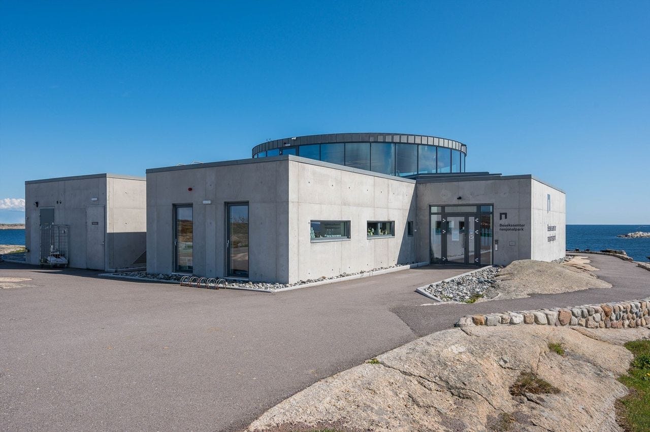 Besøkssenter for nasjonalparken på Verdens Ende Galleribilde