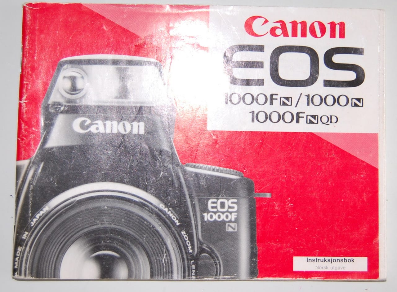 Canon EOS 1000FN/1000N/1000FNQD Bruksanvisning på Norsk FINN-torget