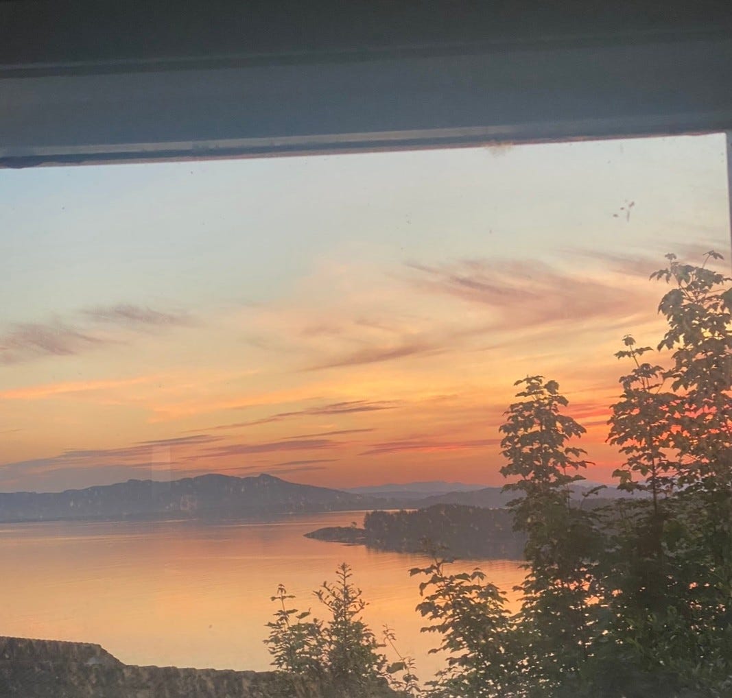 Utsikt fra det ene soverommet Galleribilde