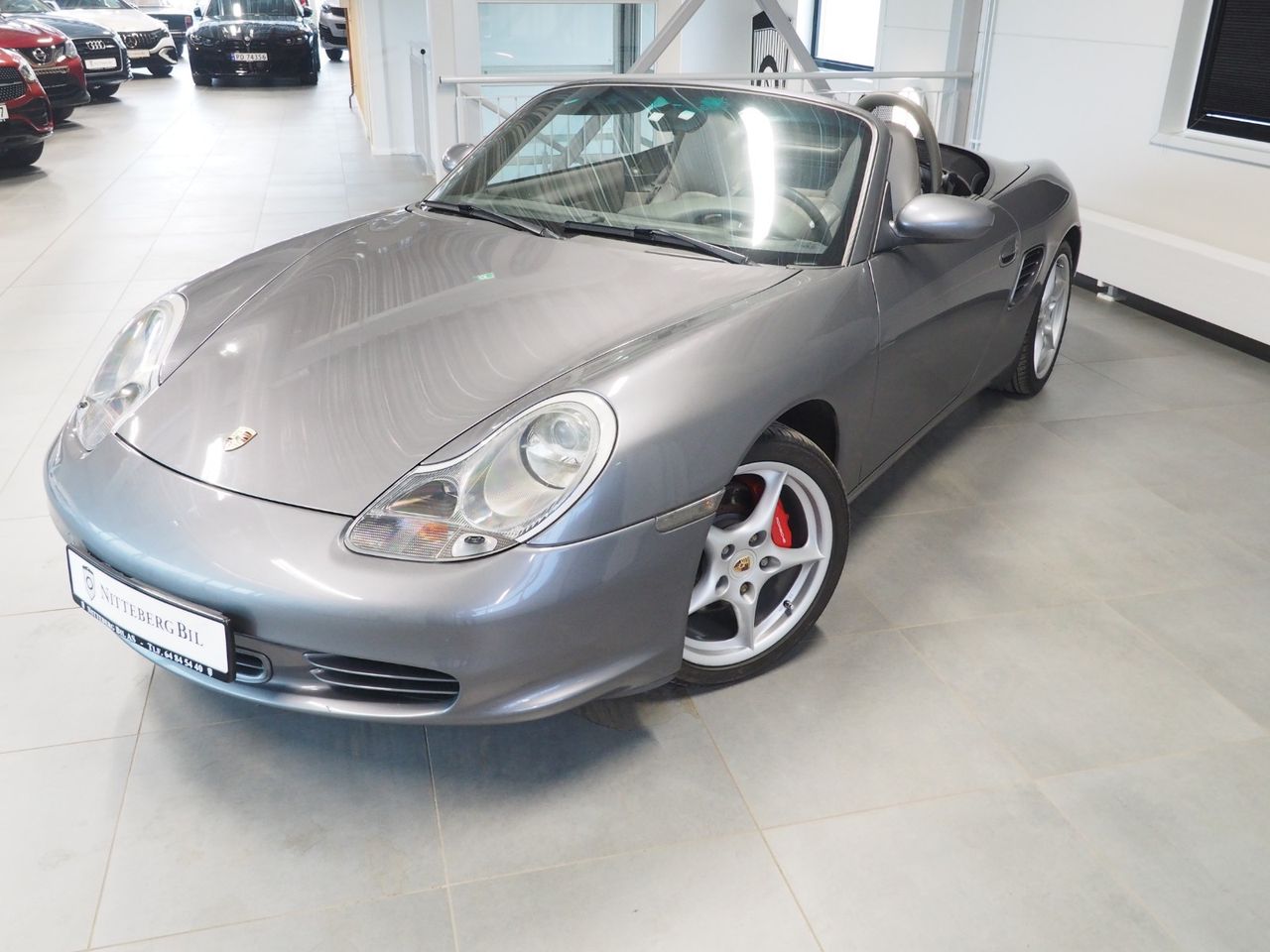 Bruktbil til salgs Porsche Boxster 2003 Grå 260 Hk Cabriolet