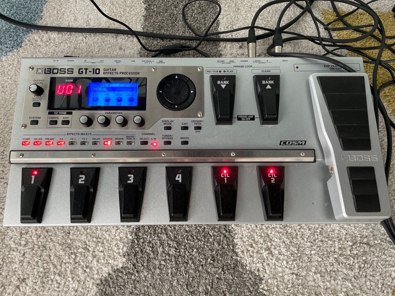 Boss GT-10 Guitar Effects Processor | FINN torget