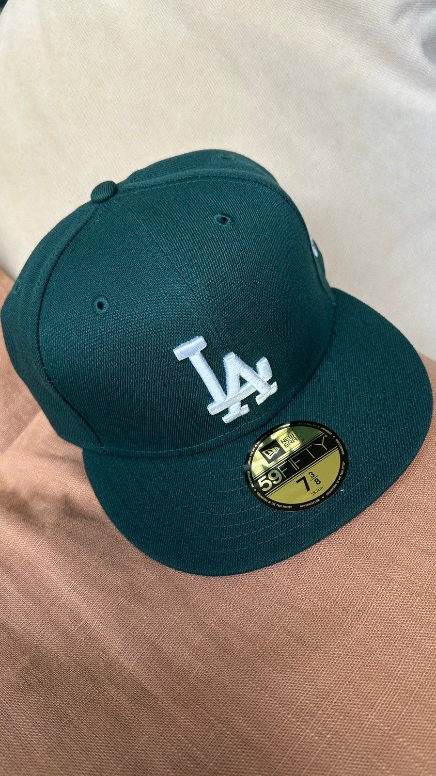 New Era 7 3/8 LA Dodgers Forest Green - HELT NY! | FINN torget