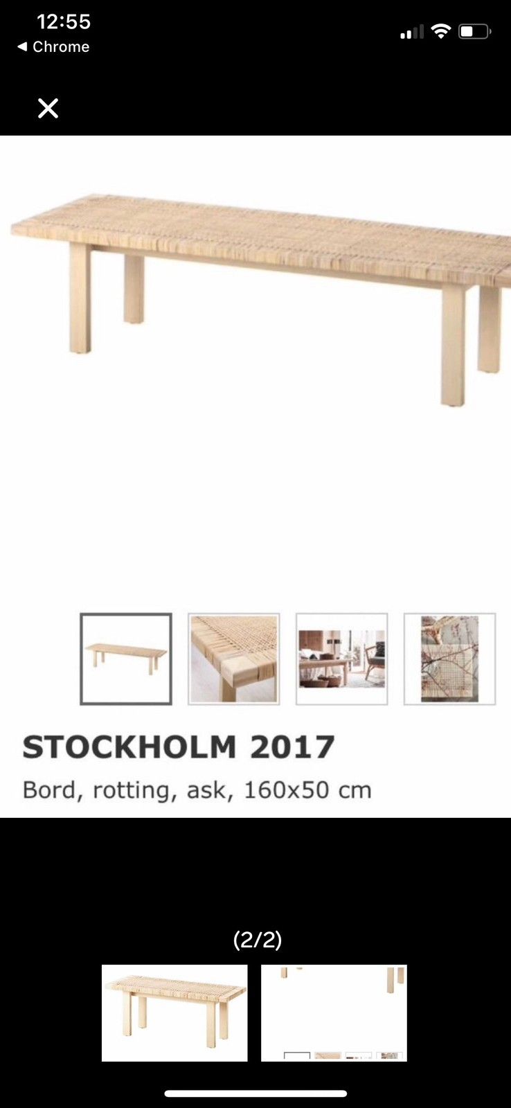 Utgått IKEA bord/benk torget