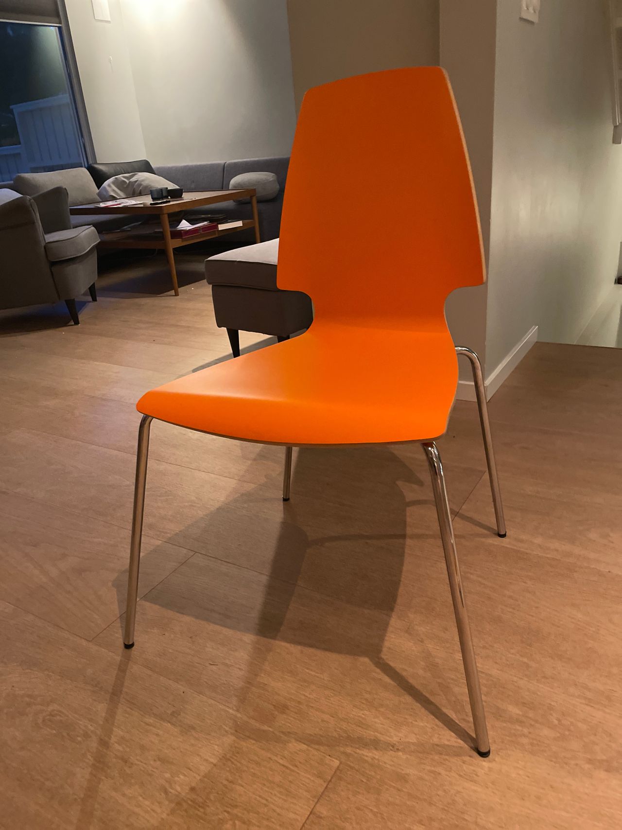 Orange stol Vilmar Ikea | torget