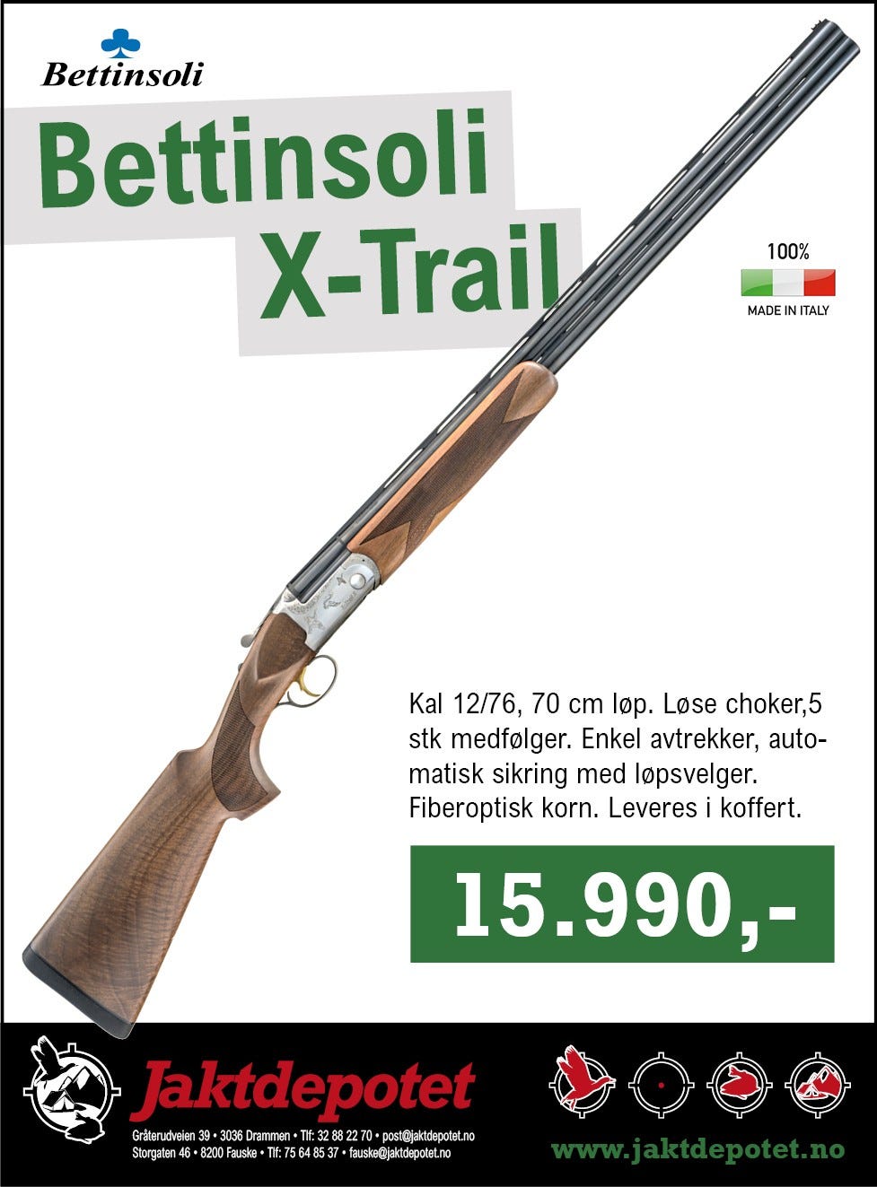 BESTSELGER HAGLE! Bettinsoli X-trail 12/76-70cm | FINN-torget
