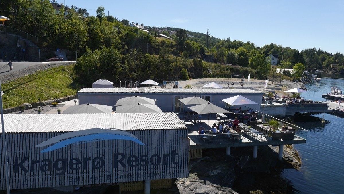 Beachclub med badeanlegg Galleribilde