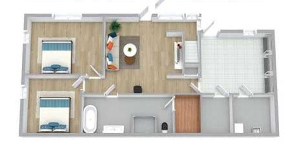 Oversikt kjelleretasje Galleribilde