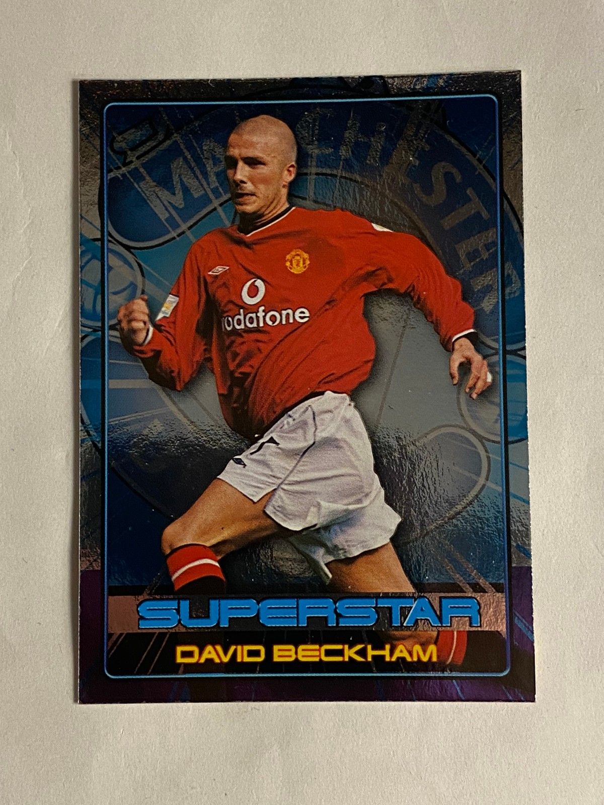 David Beckham, Premier Gold 2001 blue foil, S4 | FINN-torget