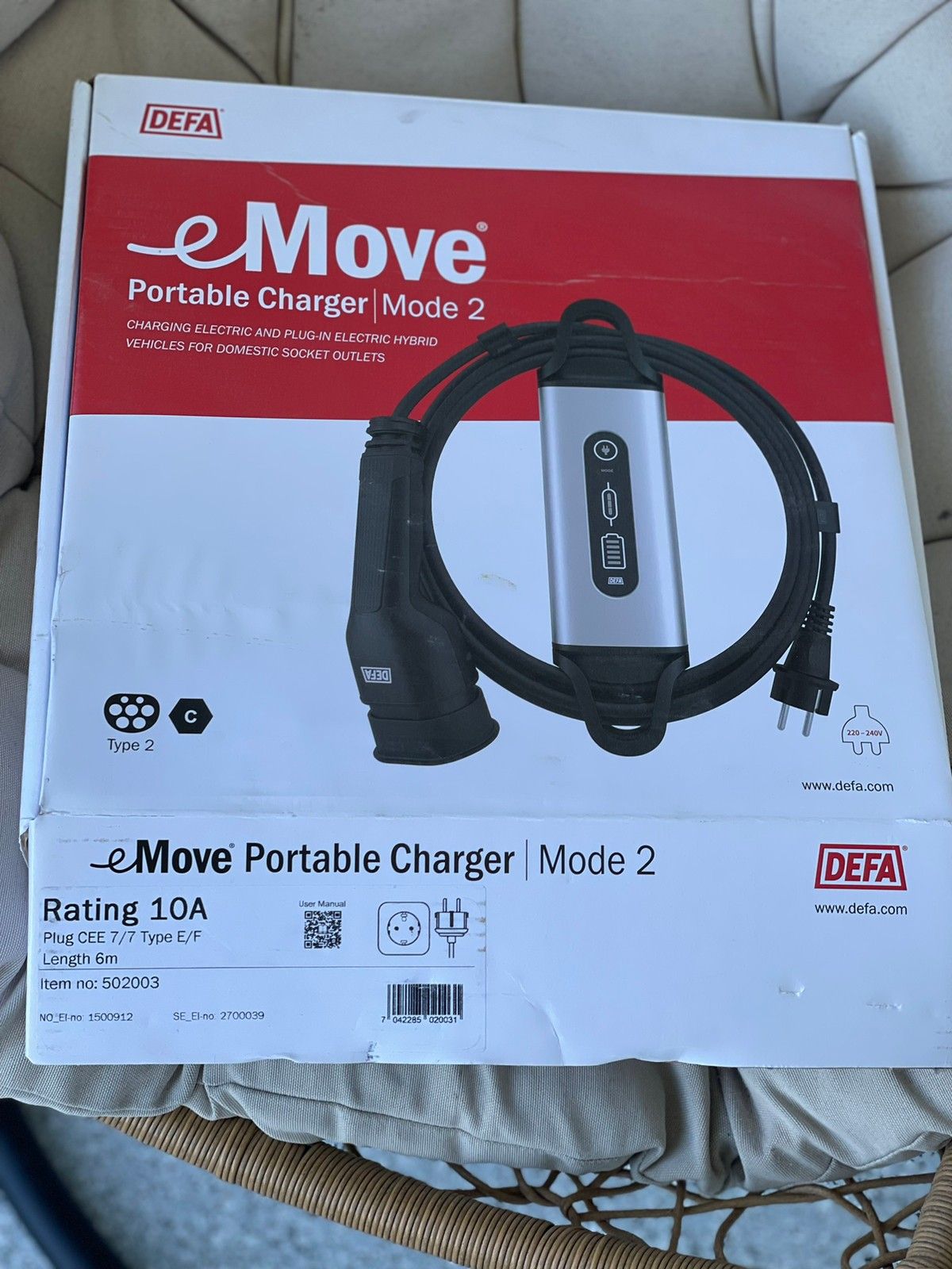eMove® portable charger • DEFA