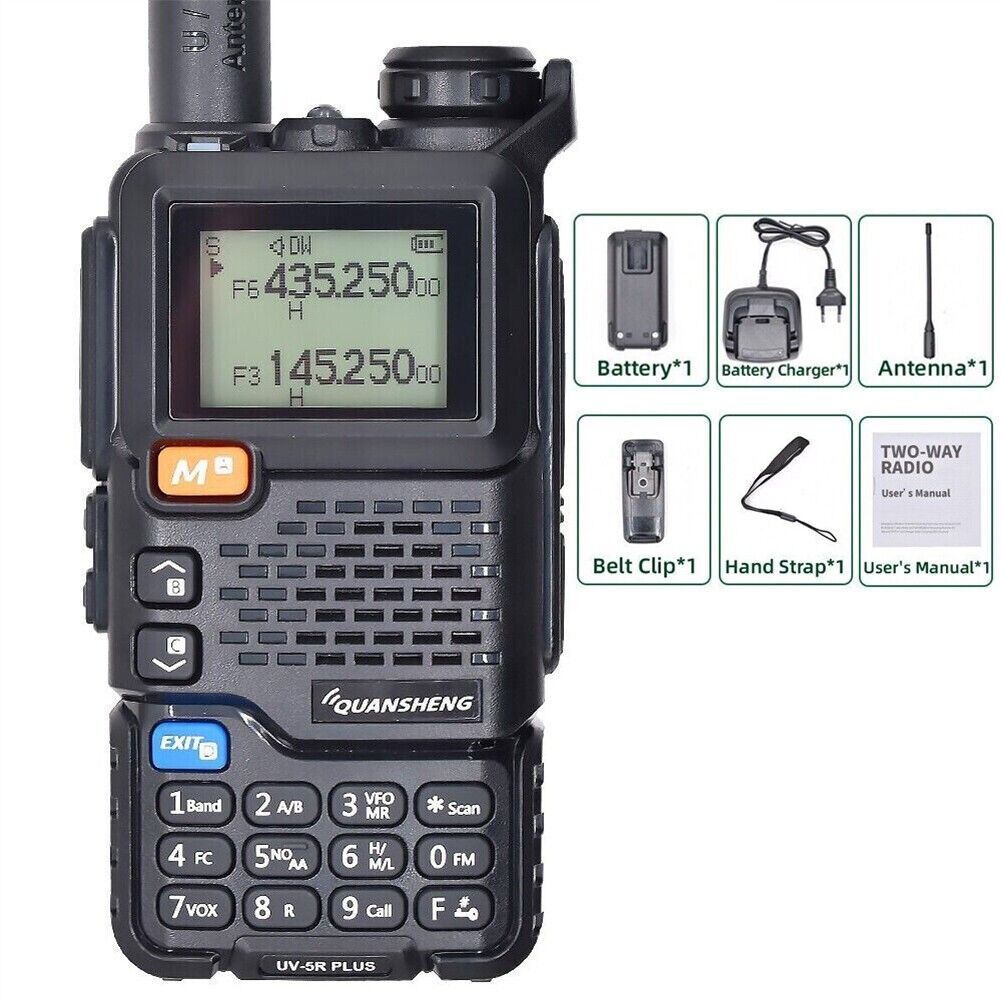 Baofeng UV-5R VHF UHF Dual Band Walkie Talkie Komradio Jaktradio
