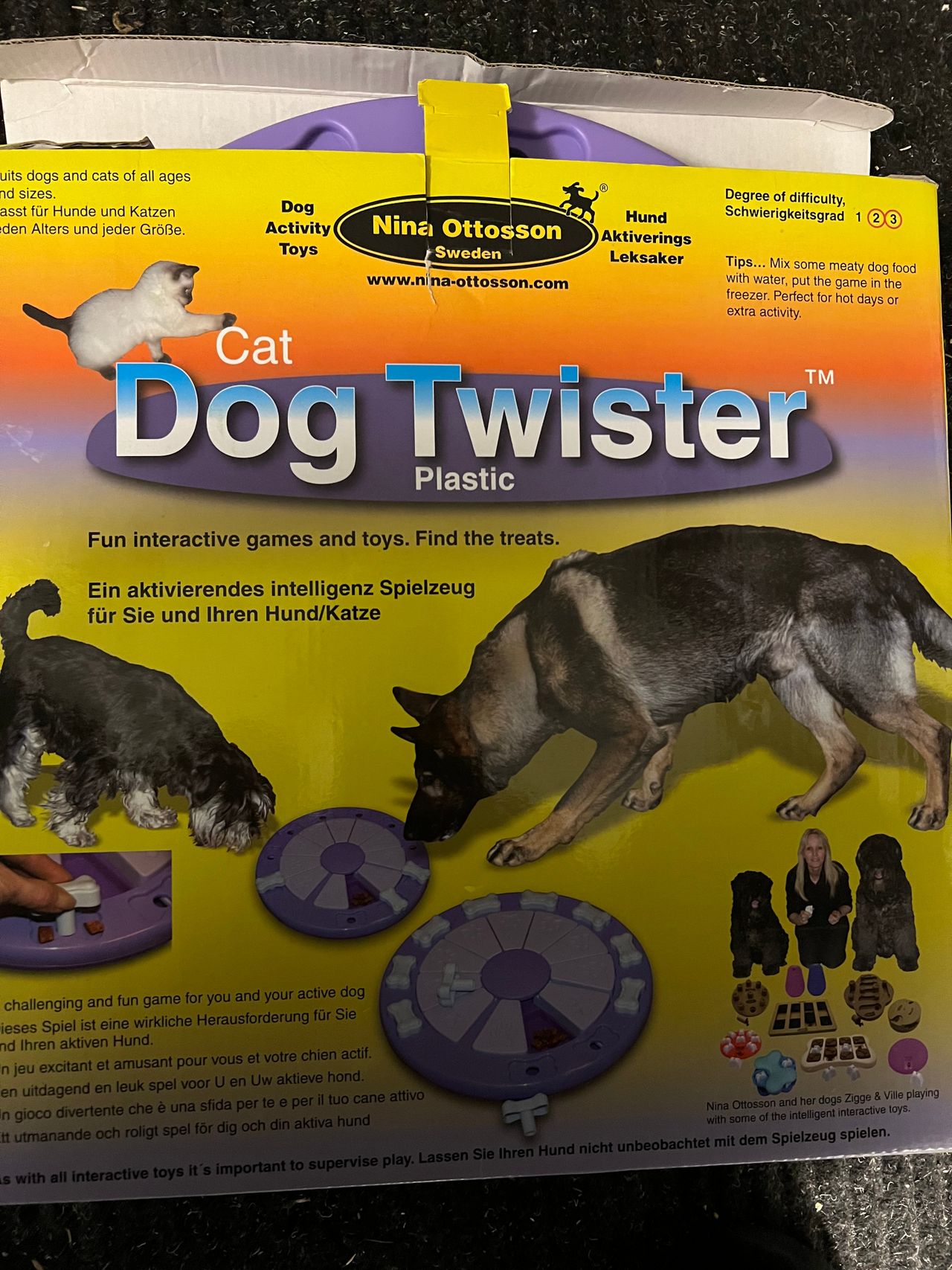 Dog Activity Game Twister