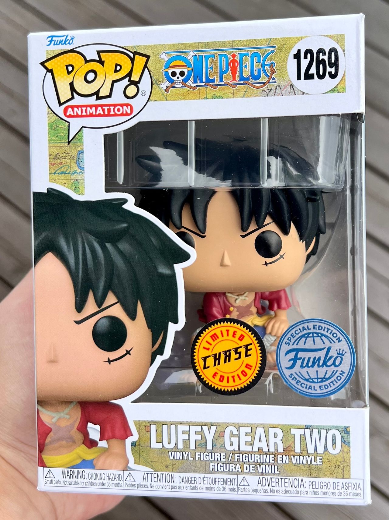 Figurine Luffy Gear Two / One Piece / Funko Pop Animation 1269 / Exclusive  Special Edition