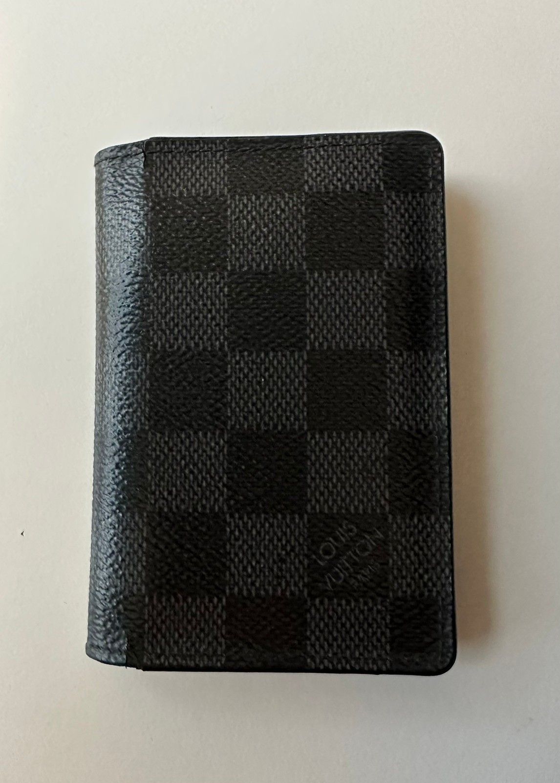 Louis Vuitton Damier Graphite Card Case Damier Graphite Pocket Organizer  N63143