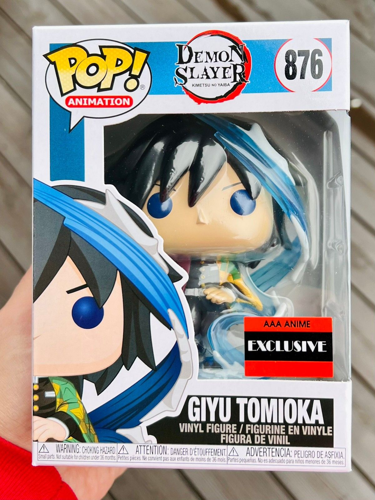 Demon Slayer Giyu Tomioka Pop! Vinyl Figure - AAA Anime Exclusive