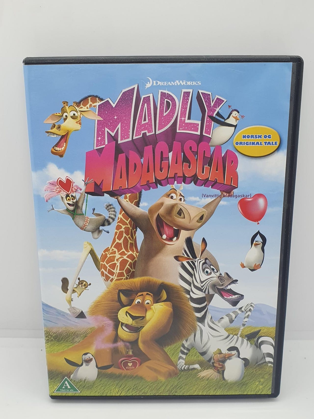 Madly Madagascar Dvd Cover