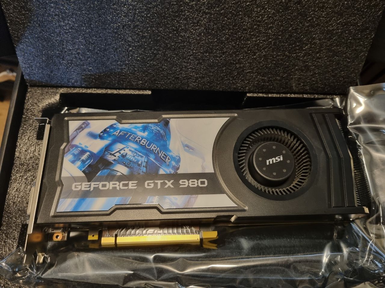 MSI GeForce GTX 980 Afterburner 4Gb grafikkort | FINN torget