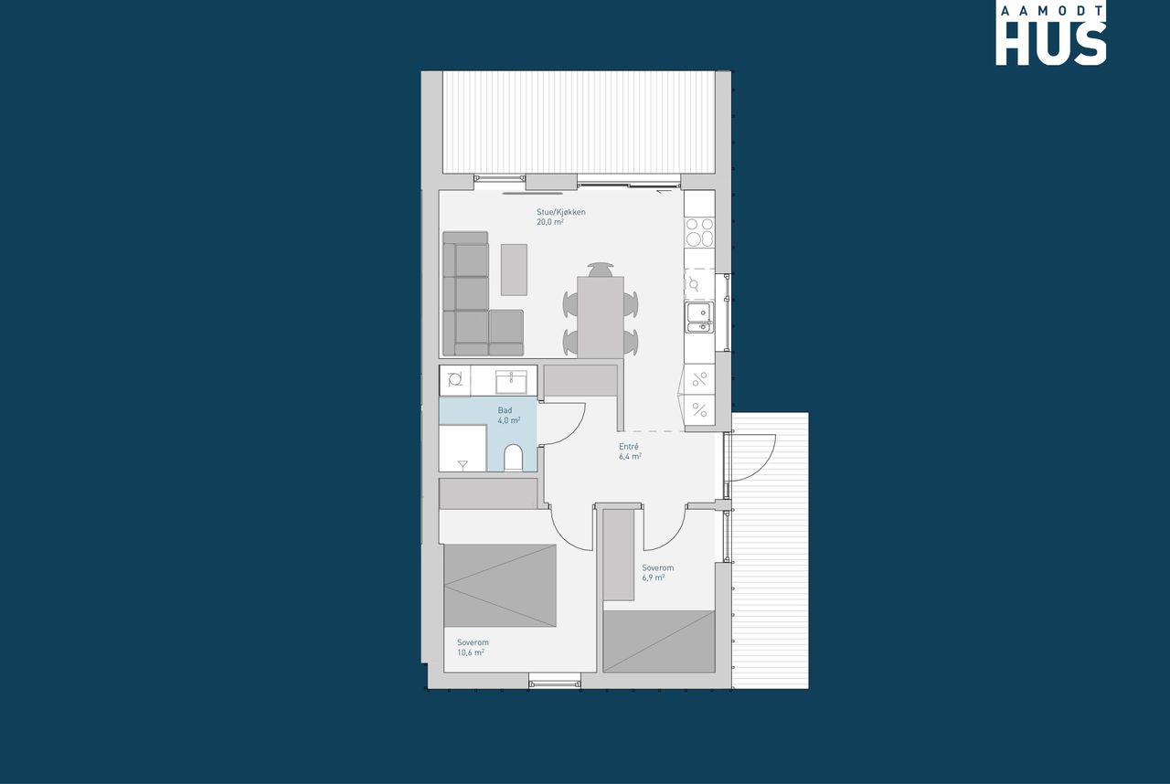 Image #7 Søgne/Åros - Moderne leiligheter i nytt boligfelt midt mellom Årossanden og Kvernhusvannet