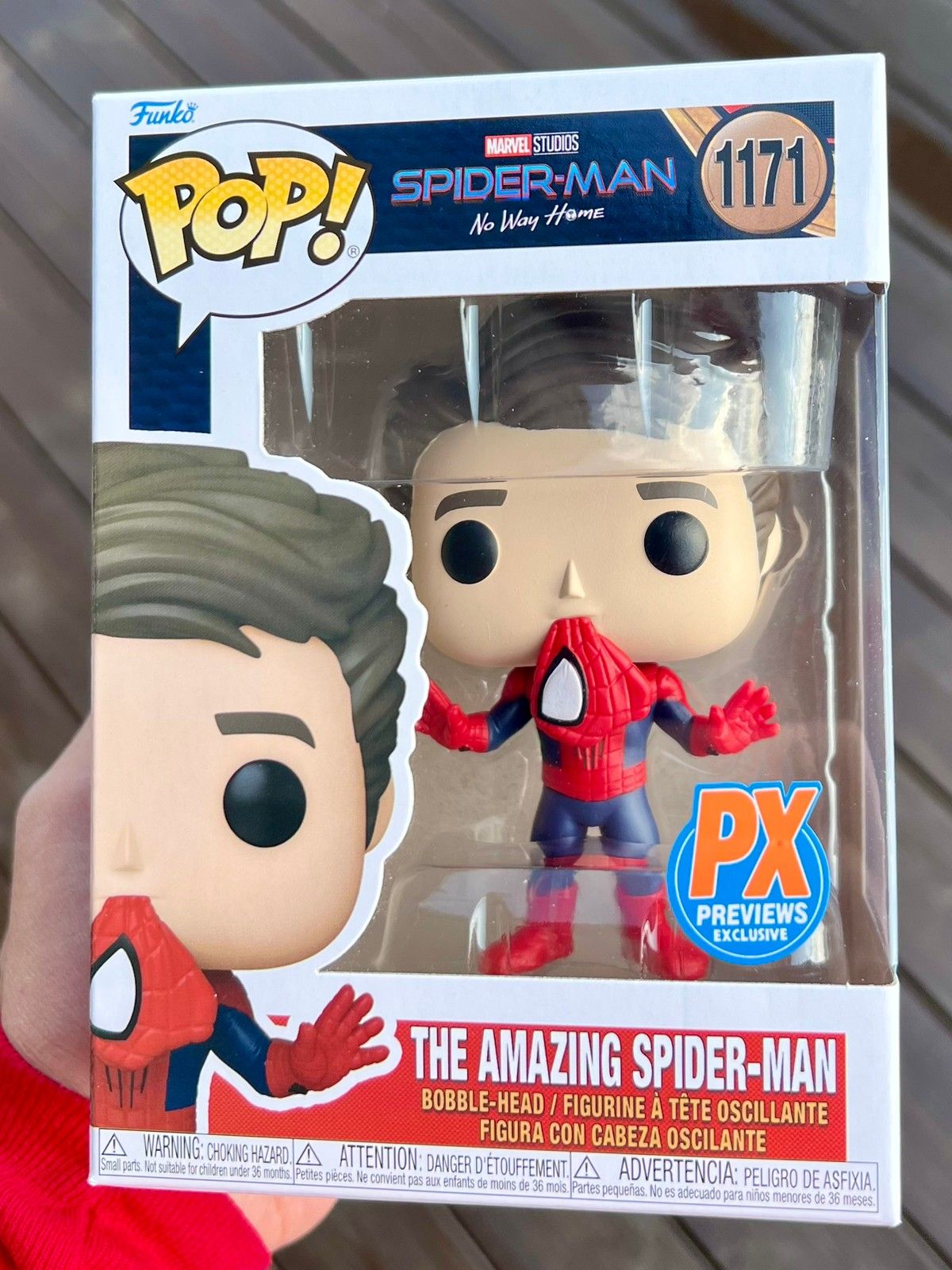 Funko POP! Marvel Spider-Man Vinyl Bobble Head [UNMASKED] 
