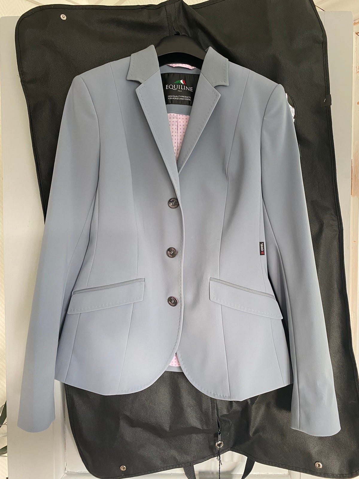 Manteau De Spectacle Femme Equiline X-cool - Gris, Taille 40, Occasion