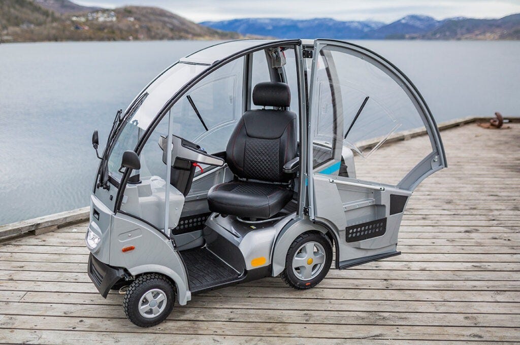 Hepro S4 kabin scooter 18 modell FINN