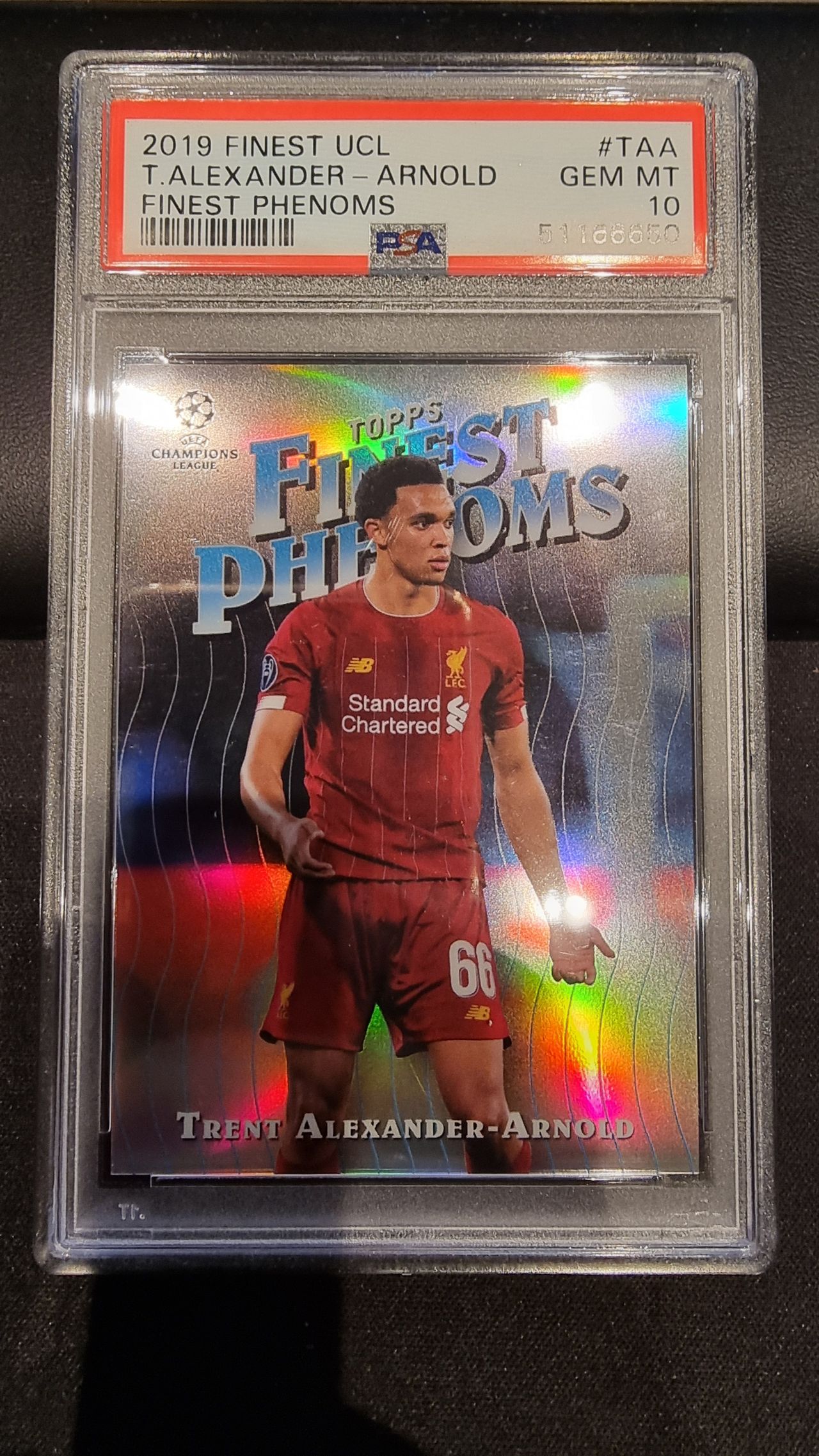 Trent Alexander-Arnold - Topps Finest - Finest Phenoms - PSA 10