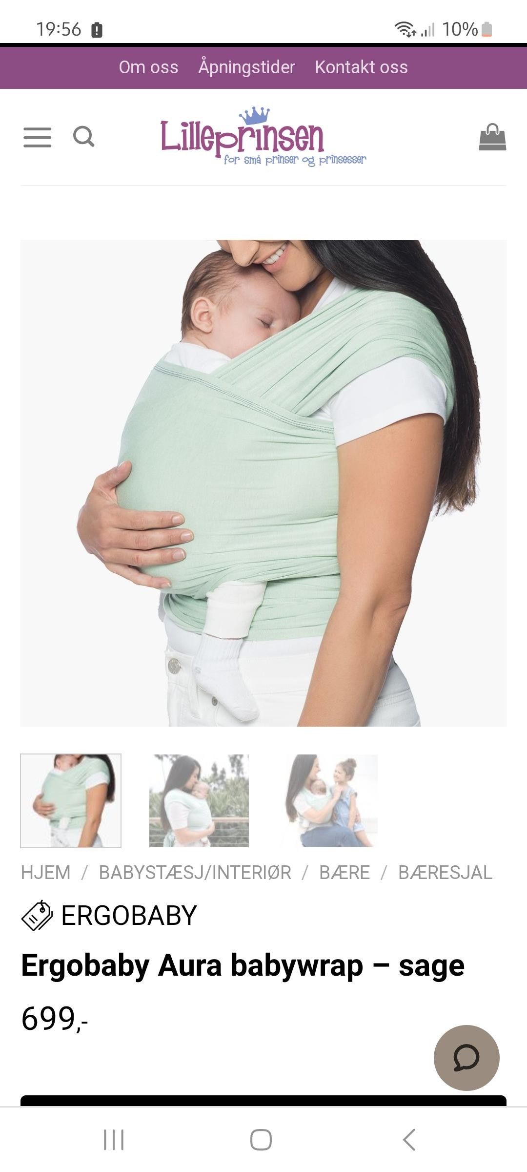 Ergobaby store wrap bæresjal