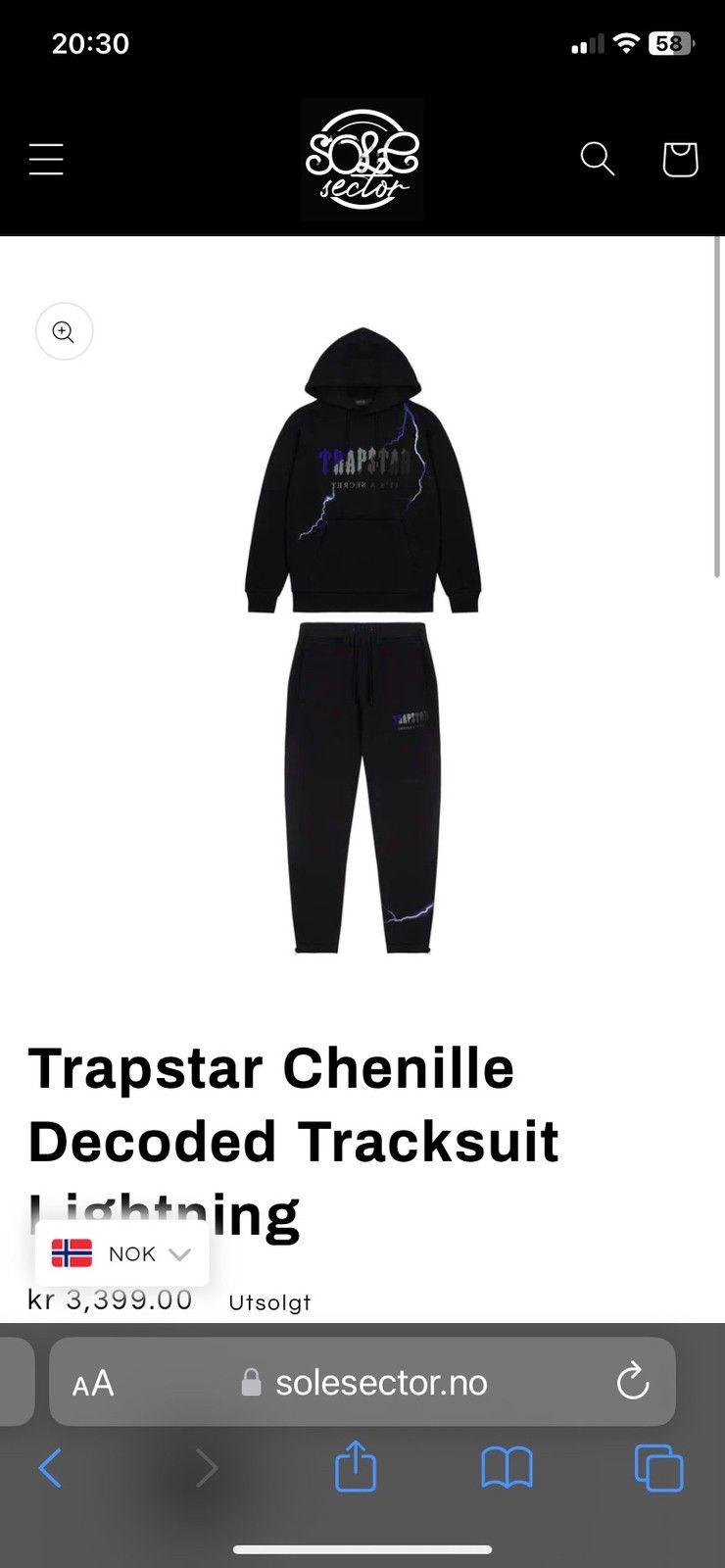 Trapstar cheap lightning tracksuit