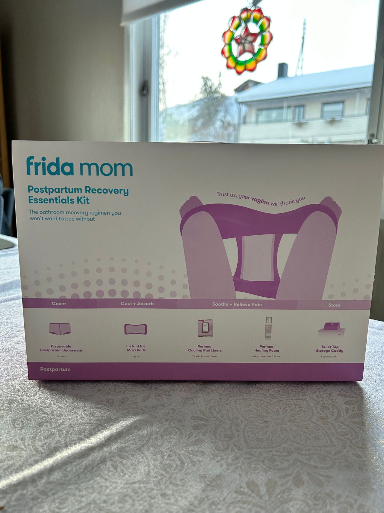 Frida Mom Postpartum Recovery Essentials Kit  Disposable Underwear, Ice  Maxi Absorbency Pads, Cooling Witch Hazel Medicated Pad Liners, Perineal  Medicated Healing Foam (11 PIECE SET) : : Salud y Cuidado  Personal