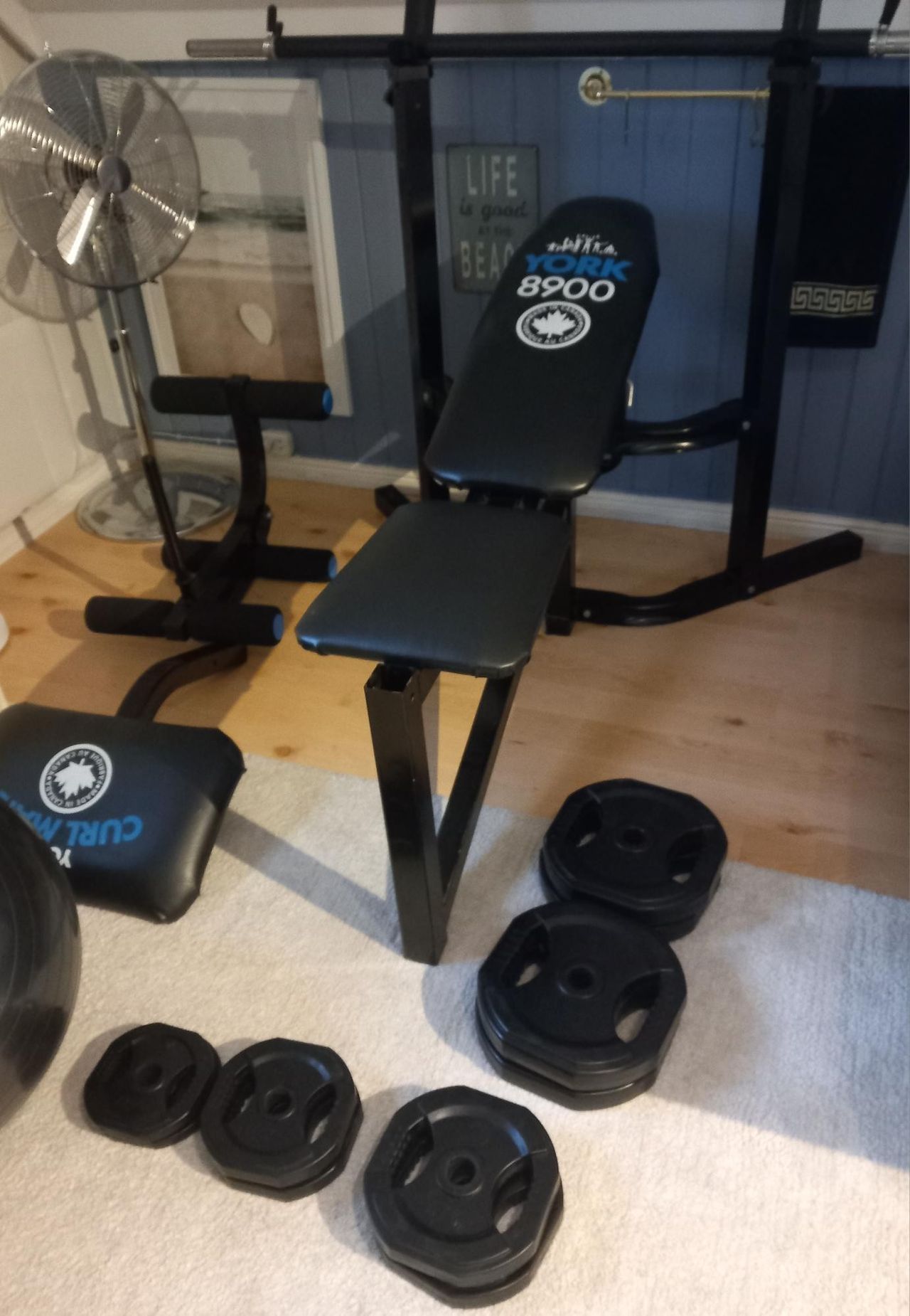 York 8500 weight online bench