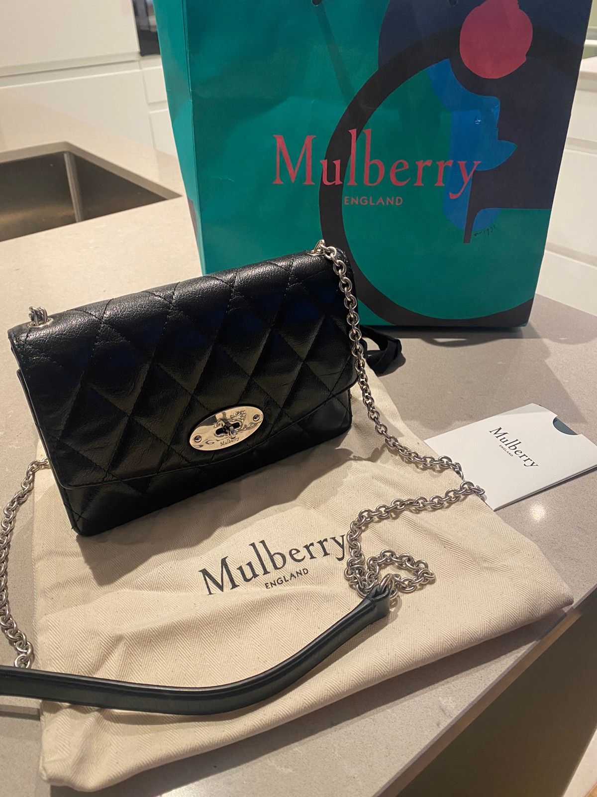 Small darley black quilted shiny 2025 buffalo