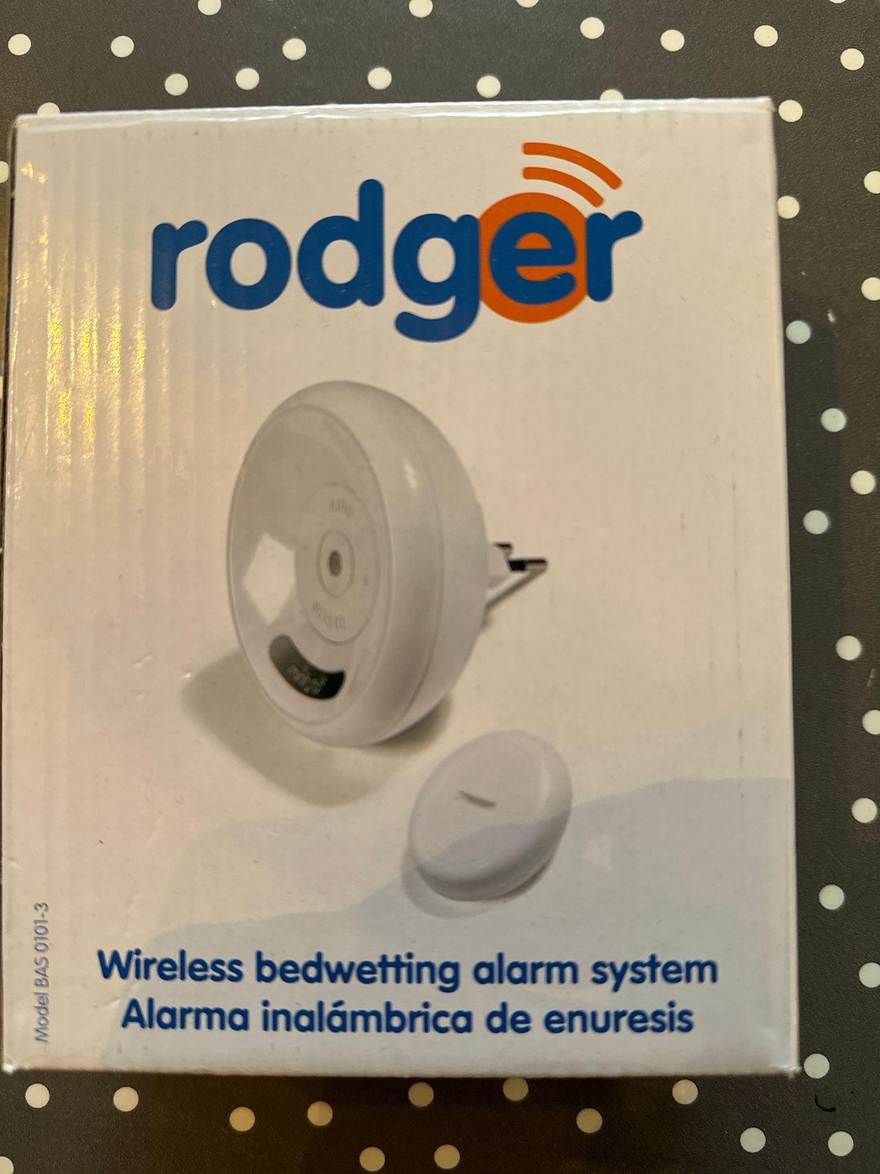 Alarma de enuresis inalámbrica de Rodger