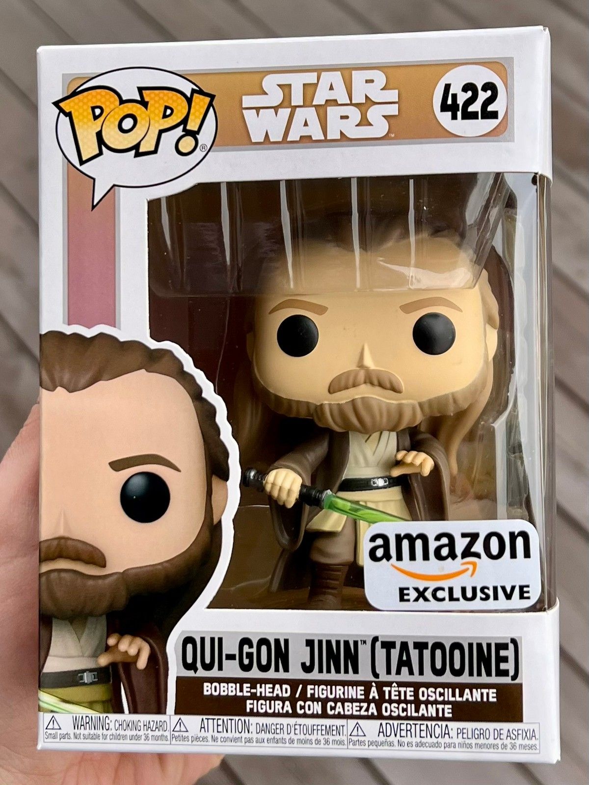 Funko pop star wars deals qui gon jinn