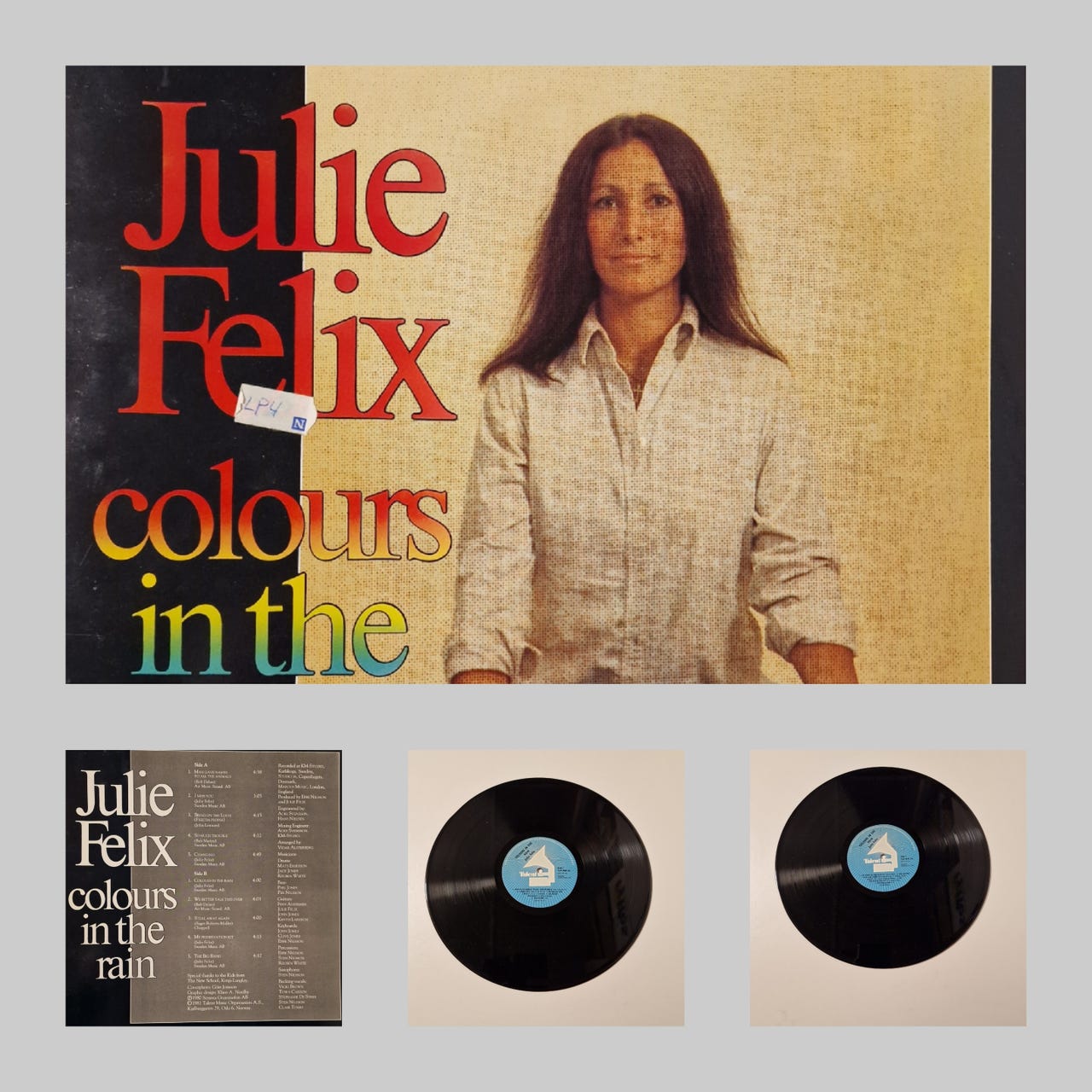 JULIE FELIX ",COLOURS IN THE RAIN" | FINN torget