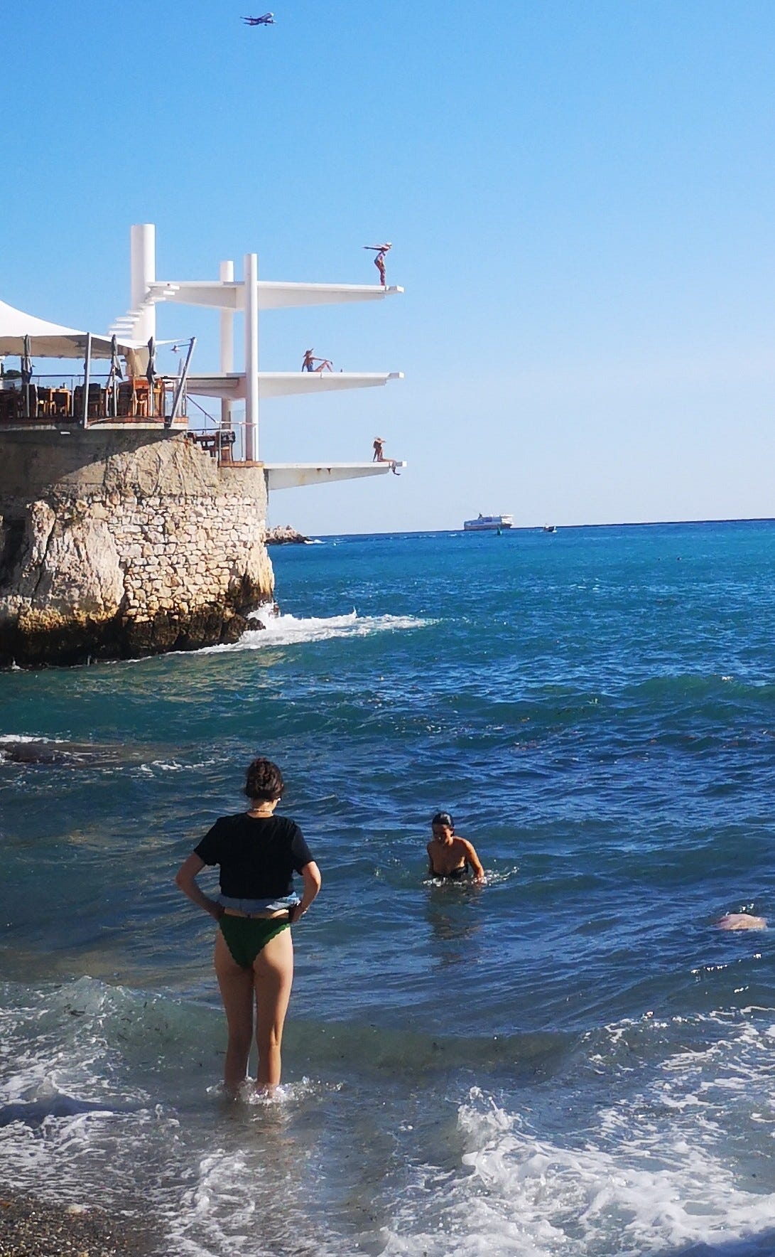 Strand rett ned fra leiligheten Galleribilde